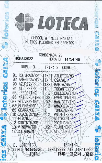 Comprovante 14 pontos — concurso 0992